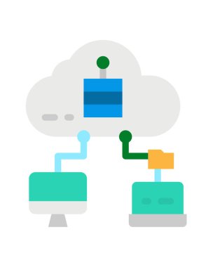 ağ simgesi, vektör illüstrasyonu