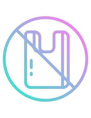 Plastik atık kavramının vektör illüstrasyonu, plastik ürün simgesi