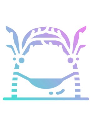 Tatlı bir karikatür geyiğinin vektör çizimi