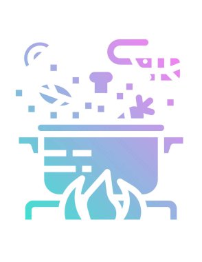 Çizgi film simgelerinin vektör çizimi