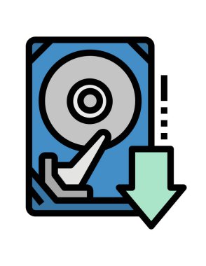 Seo çizgi simgesinin vektör illüstrasyonu