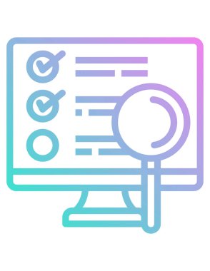 bilgisayar simgesi, vektör illüstrasyonu 