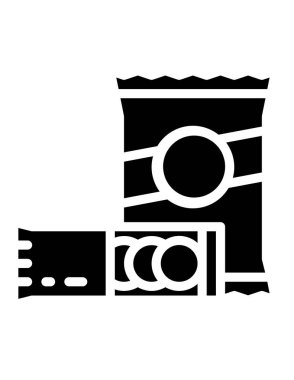 banka ve para simgesi vektör illüstrasyonu