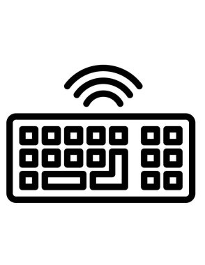 Uzaktan kumanda simgesi. vektör biçimi düz siyah sembol, yuvarlak açılar, beyaz arkaplan