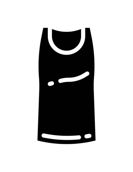 Zwart Wit Vector Illustratie Van Shirt — Stockvector