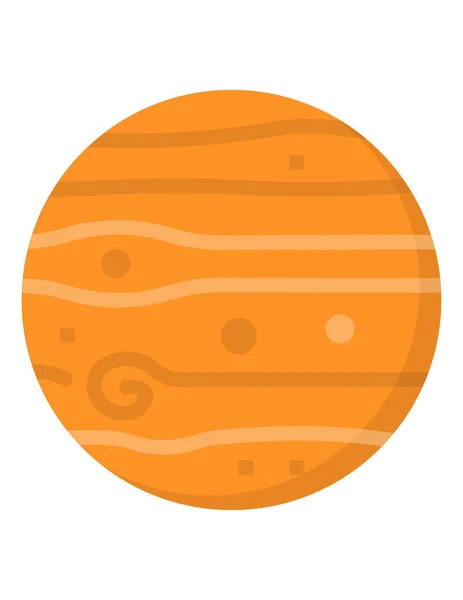 Icoana Planetei Ilustrație Vectorială — Vector de stoc