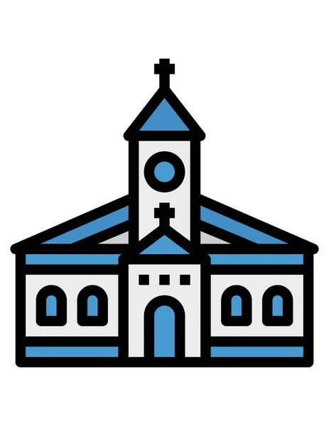 Векторная Икона Церкви — стоковый вектор