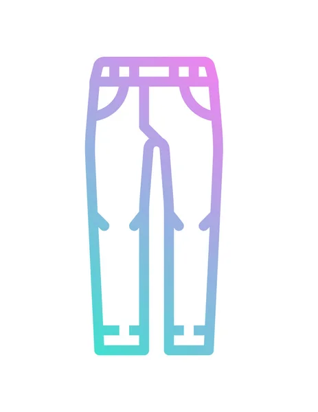 Icono Pantalones Ilustración Vectorial — Vector de stock