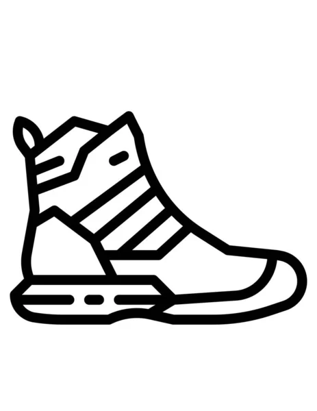 Boot Vektor Liniensymbol — Stockvektor
