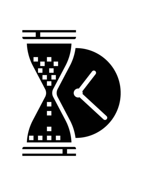 Zeit Konzept Hintergrund Vektor Symbol — Stockvektor