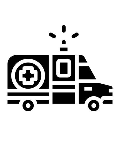 Ambulance Pictogram Vector Illustratie — Stockvector