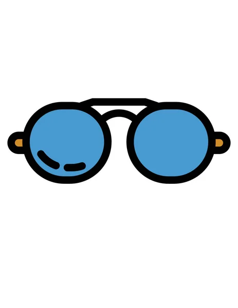 Glasses Icon Vector Illustration — Stock Vector