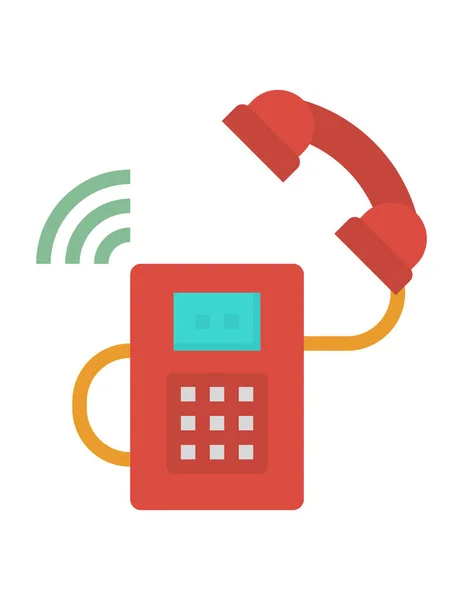 Phone Conversation Icon Vector Illustration — Stock Vector