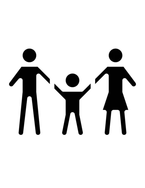 Familie Symbol Vektor Illustration — Stockvektor