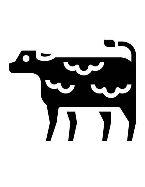 Векторна Ілюстрація Значка Корови — стоковий вектор