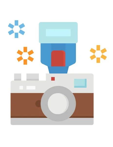 Camera Icon Vector Illustration — Stock Vector