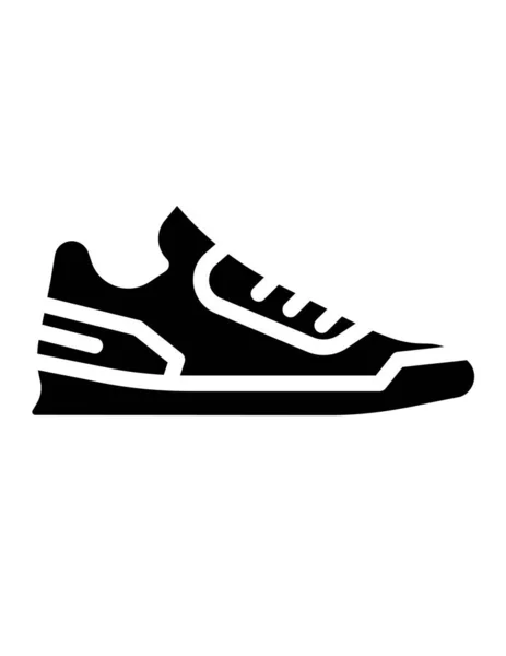 Sneaker Icon Vector Illustration — Stock Vector