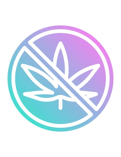 Cannabis Symbol Vektorillustration — Stockvektor
