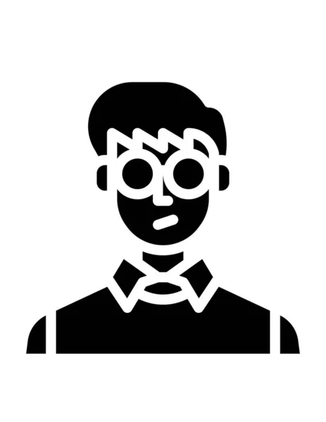 Людина Аватар Значок Векторні Ілюстрації — стоковий вектор