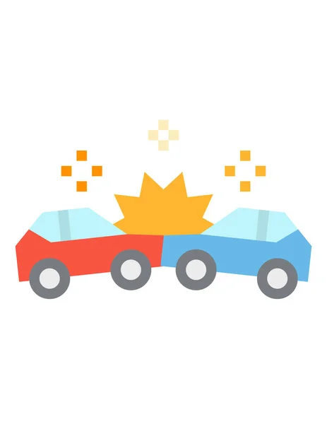 Auto Flat Vector Icon — Stockvektor