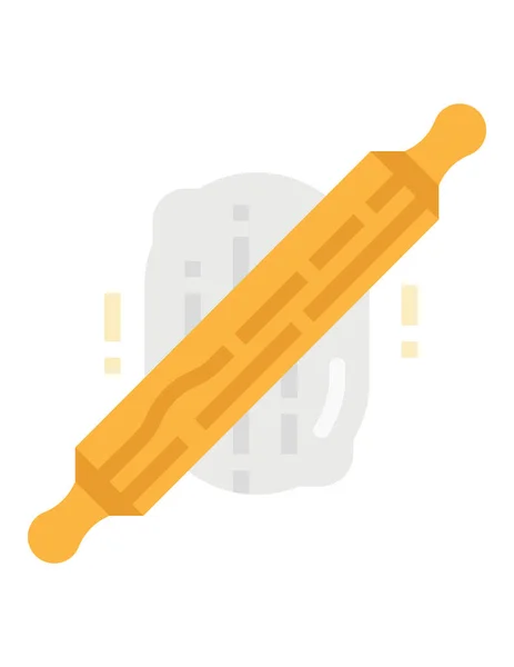 Vector Illustration Rolling Pin Icon — Stock Vector