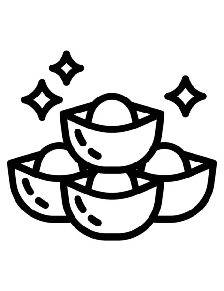 Illustration Vectorielle Caractère Dessin Animé Nourriture Chinoise — Image vectorielle