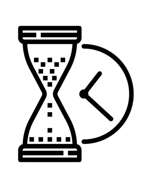 Concept Temps Fond Icône Vectorielle — Image vectorielle