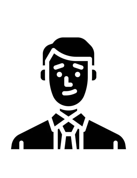 Man Avatar Pictogram Vector Illustratie Grafisch Ontwerp — Stockvector