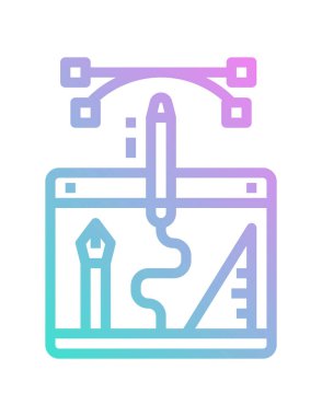 Fare simgesi, vektör illüstrasyonu