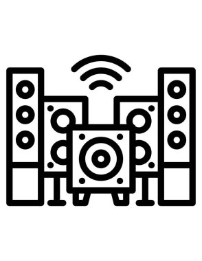 müzik konsepti simgesi, vektör illüstrasyonu