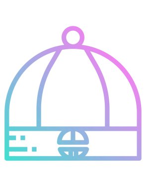 Çin şapkasının vektör illüstrasyonu