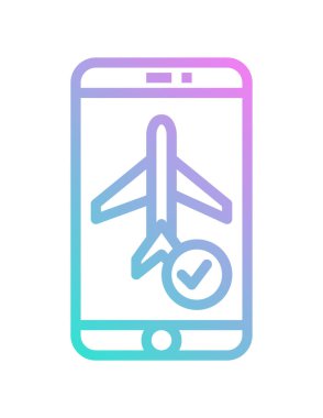 cep telefonu ikonu vektör illüstrasyonu 