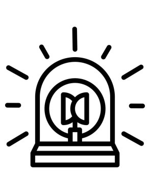 Renkli teşhircinin vektör çizimi