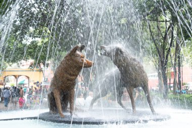 Source of the Coyotes, in the Park of the Coyoacan Delegation in Mexico City.