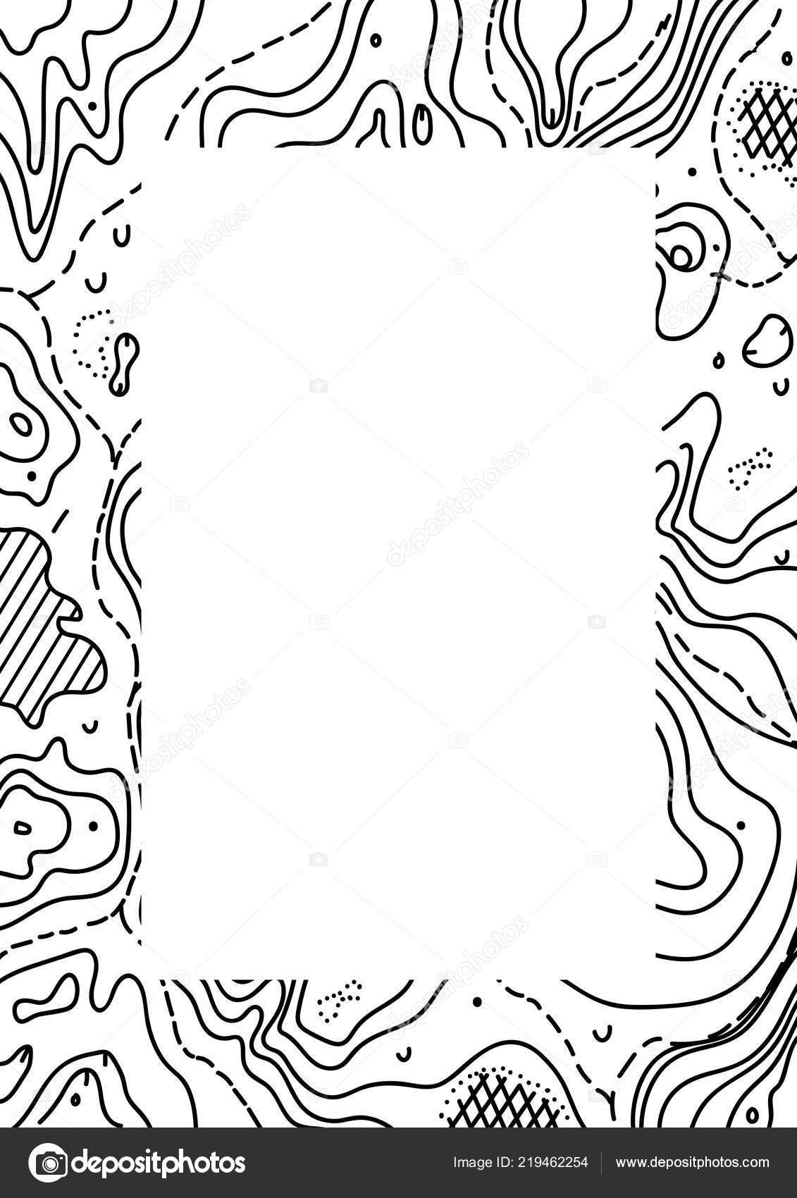 Vector illustration of orienteering map Stock Vector Image by With Orienteering Control Card Template