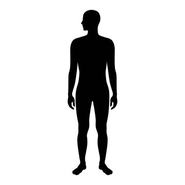 Vektör adam siluet