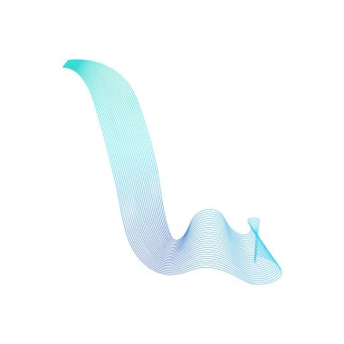 Şelale çağlayan vektör Illustration