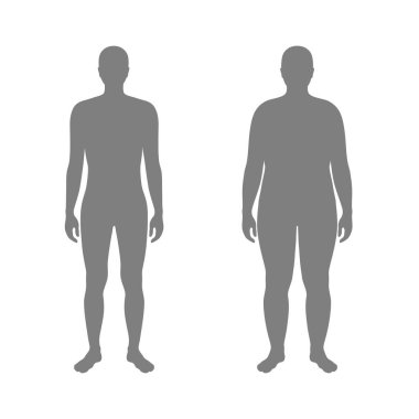 Vektör adam siluet