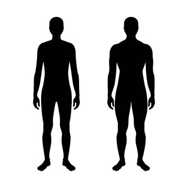 Vektör adam siluet