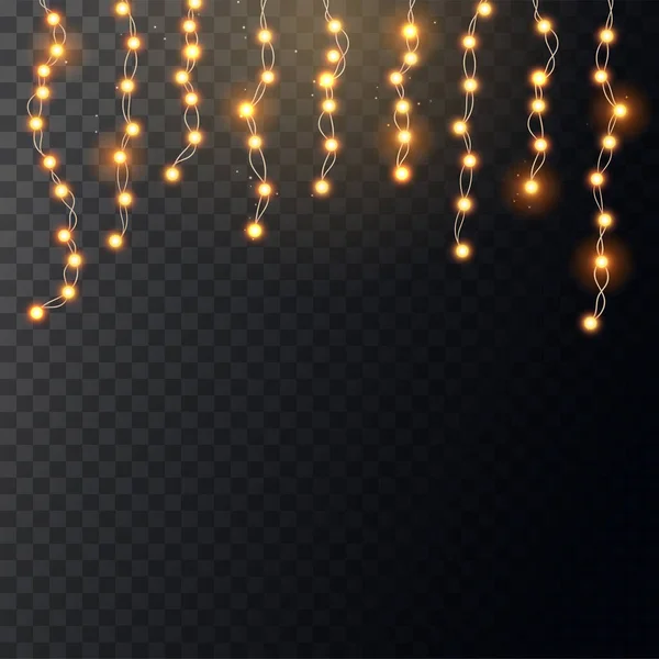 Concept de lumière de Noël — Image vectorielle