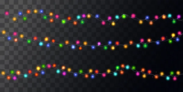 圣诞灯具概念 — 图库矢量图片