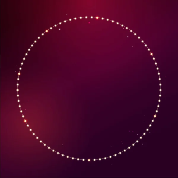 Guirlande légère de Noël — Image vectorielle