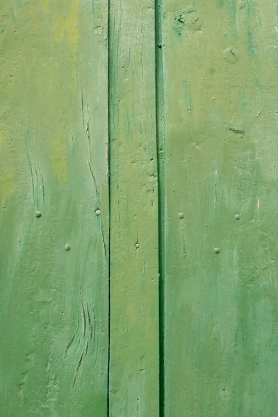 Superficie Del Pannello Legno Verniciato Verde Sfondi Orientamento Verticale — Foto Stock