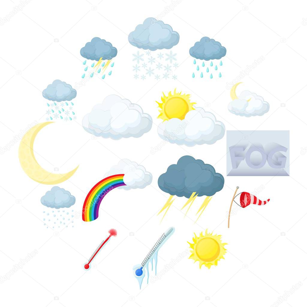 Weather set icons