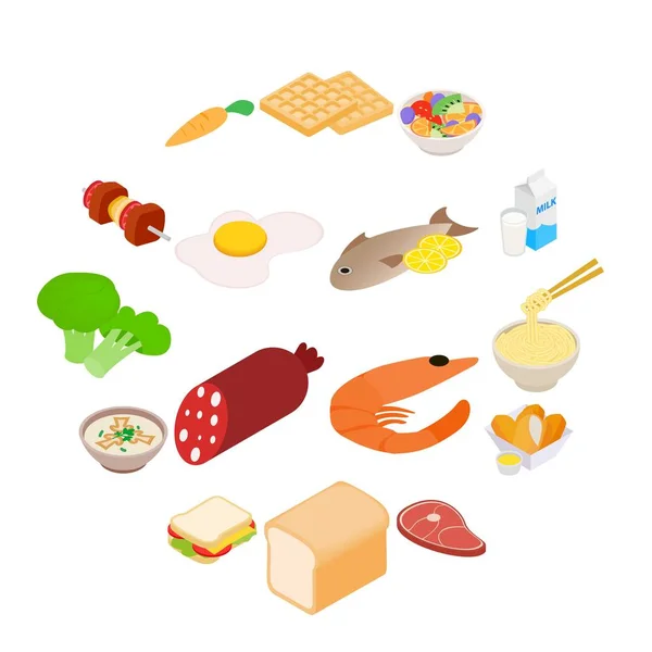 Set de iconos alimentarios — Archivo Imágenes Vectoriales