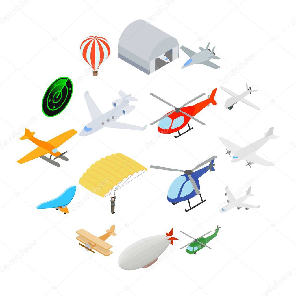 Aviation Icons Set