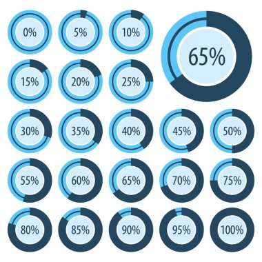 Soyut 3d vektör kağıt Infographic öğeleri. İş infographics. Pasta grafikleri web tasarım için. İlerleme çubuğu. Infographic grafik öğesi