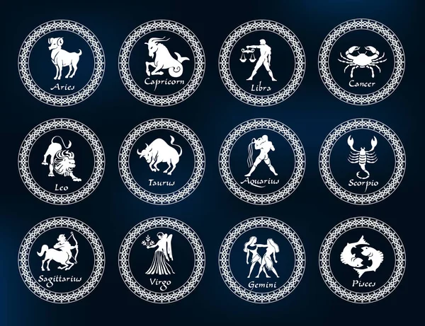 Astroloji kümesi: Aslan, Başak, Akrep, Terazi, kova, Sagitarius, balık, Oğlak, boğa, Koç, İkizler, burç sembolleri, Astroloji Icons collection Cancer.Set.