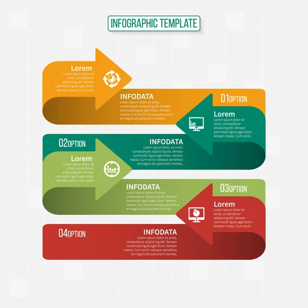 Αφηρημένη 3d χαρτί Infographics. Επιχειρηματικό πρότυπο. Εικονογράφηση διάνυσμα — Διανυσματικό Αρχείο