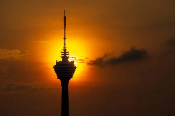 Kuala Lumpur Malaysia 12Th Jan 2020 Kuala Lumpur Tower Uma — Fotografia de Stock